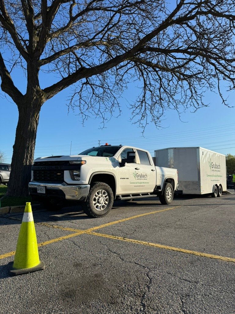 Industrial facility grounds maintenance and snow removal